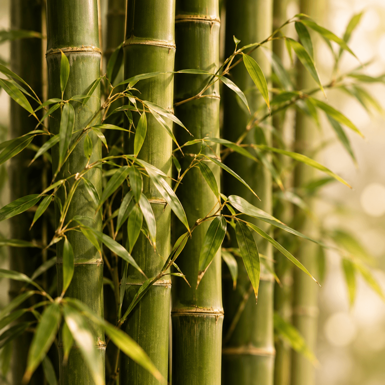 Natural bamboo material